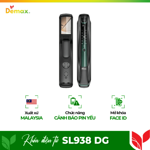 Khóa cửa thông minh nhận diện khuôn mặt FACE ID-3D Demax SL938 DG