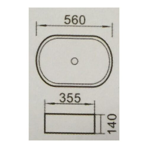 Kích thước chậu rửa Govren LAD-016