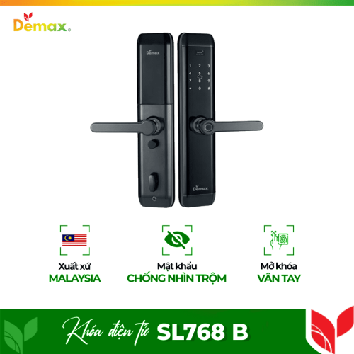 Khóa cửa điện tử Demax SL768 B