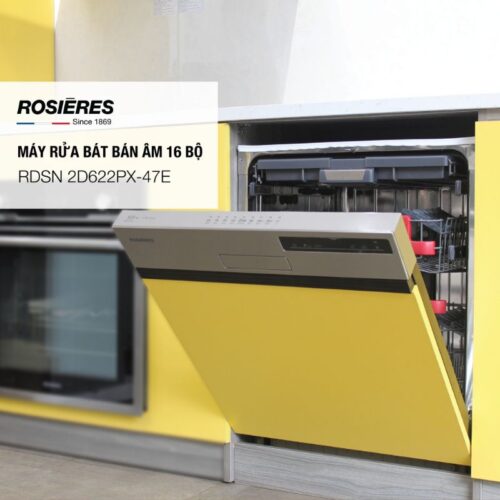 Thiết kế Máy rửa bát âm tủ Rosieres RDSN 2D622PX-47E-16 bộ