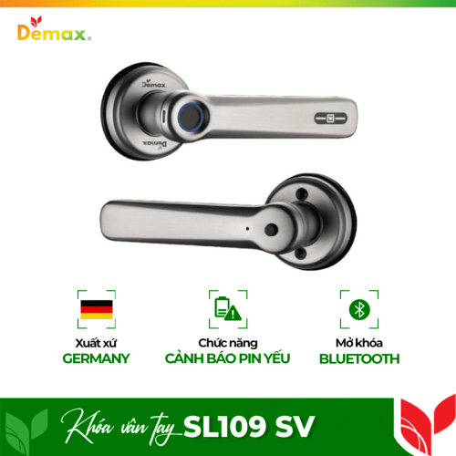 Khóa cửa vân tay Demax SL109 SV