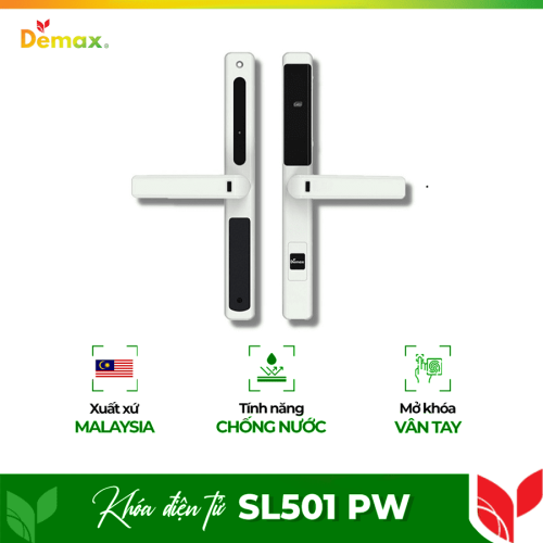 Khóa cửa điện tử chống nước Demax SL501 PW