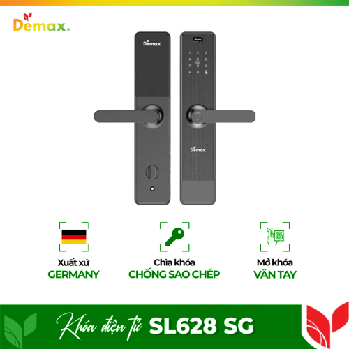 Khóa cửa điện tử Demax SL628 SG