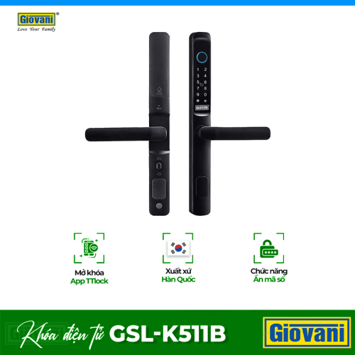 Khóa điện tử thông minh Giovani GSL-K511B