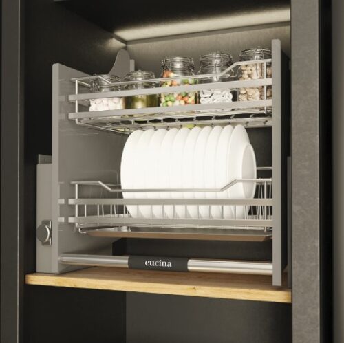 Bộ rổ bát đĩa di động Hafele Lento 504.76.407 800mm 4 Bộ rổ bát đĩa di động Hafele Lento 504.76.407 800mm