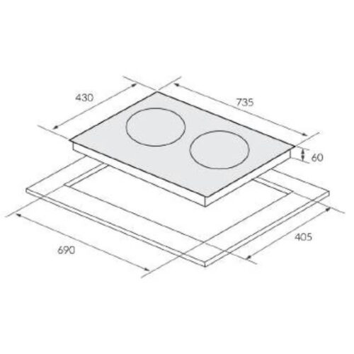 Kích thước bếp từ Eurosun EU-T256Pro
