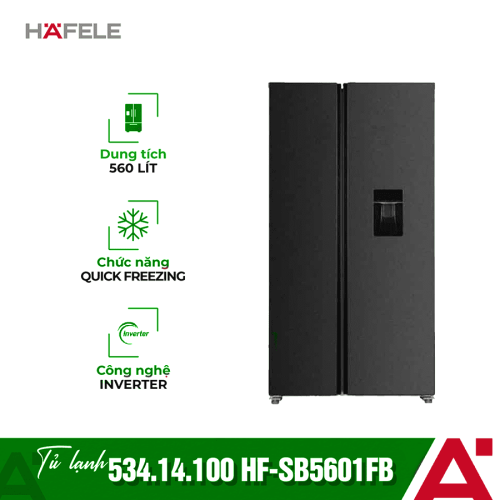 Tủ lạnh side by side Hafele HF-SB5601FB 534.14.100