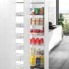 Kệ tủ kho inox 304 nan tròn cánh kéo Inoxen TKT304-630K