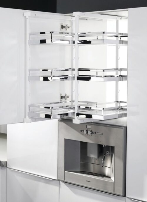 Bộ rổ Arena Style 2 cái 228x470x88mm Hafele 545.60.672