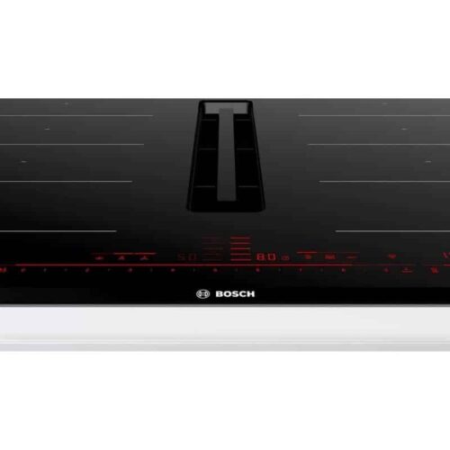 Bảng điều khiển bếp từ 4 vùng nấu kết hợp hút mùi Bosch PXX875D67E