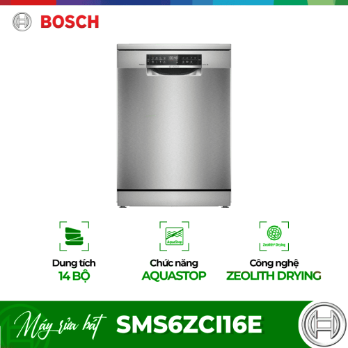 Máy rửa bát độc lập Bosch SMS6ZCI16E serie 6