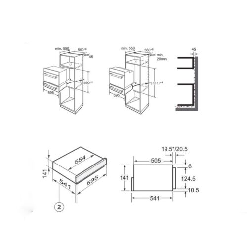 Thiết kế của khay giữ ấm Fagor 3WD-A22N
