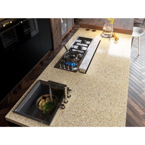 Ảnh thực tế đá nhân tạo Vicostone Canary BQ9160