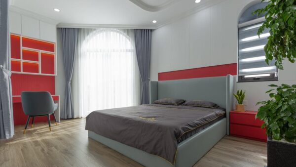 Công trình thực tế ứng dụng vật liệu Gỗ An Cường được thiết kế & thi công bởi PS Interior Design