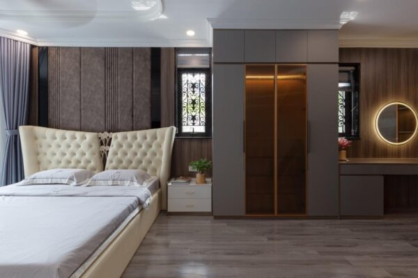 Công trình thực tế ứng dụng vật liệu Gỗ An Cường được thiết kế & thi công bởi PS Interior Design