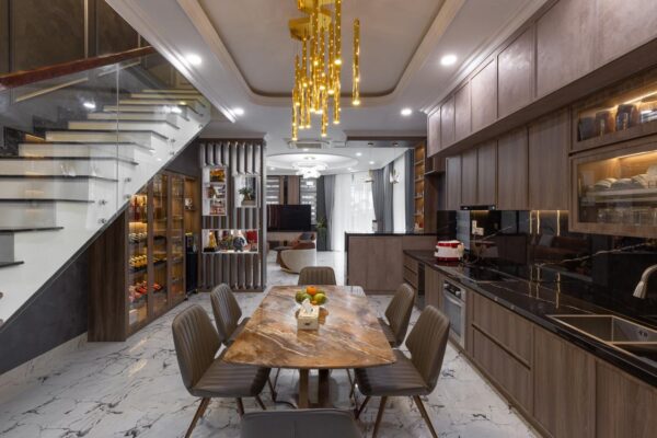 Công trình thực tế ứng dụng vật liệu Gỗ An Cường được thiết kế & thi công bởi PS Interior Design