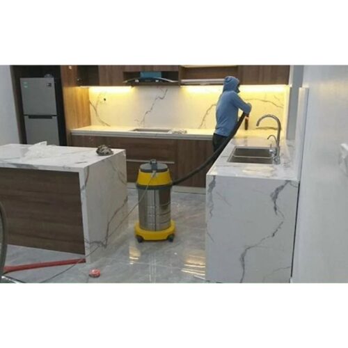 Ảnh đá bàn bếp Trắng tia sét