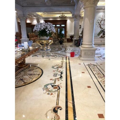 Sàn lát đá Marble loại 1 6 Ảnh sàn lát đá Marble loại 1-4
