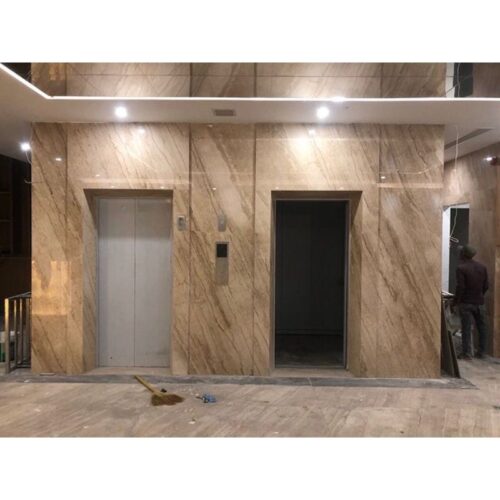 Đá ốp thang máy đá vân gỗ
