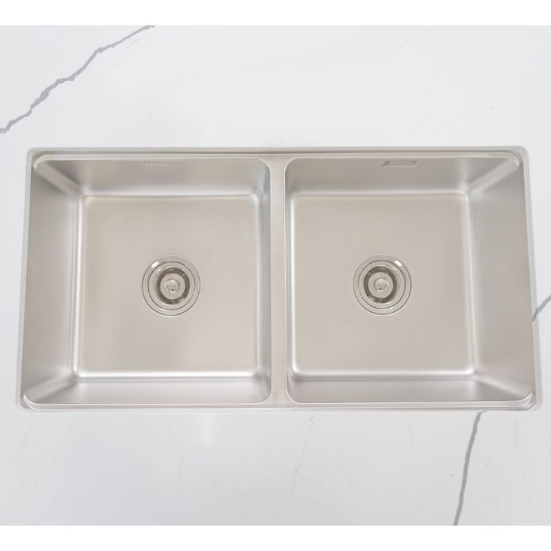 Ảnh chậu rửa bát Konox chống xước Undermount Sink KN8646DU Dekor Basic Ảnh chậu rửa bát Konox chống xước Undermount Sink KN8646DU Dekor Basic