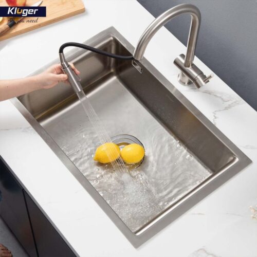 Ảnh chậu rửa bát 1 hố Kluger KU8121S-S68