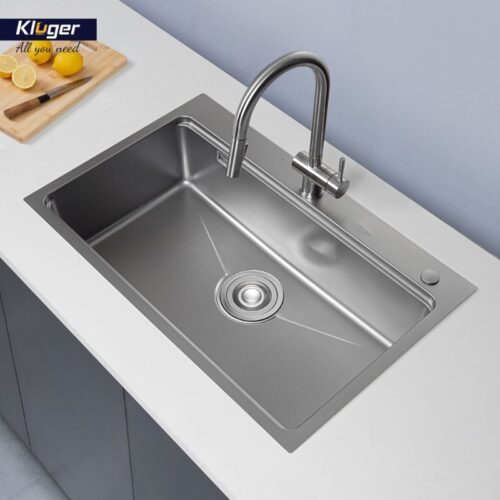 Ảnh chậu rửa bát 1 hố Kluger KW8181FS-S81