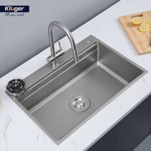 Ảnh chậu rửa bát 1 hố Kluger KWF8161FS-S76