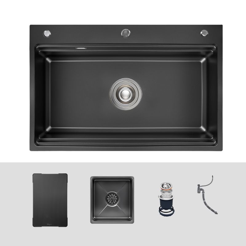 Chi tiết chậu rửa bát 1 hố Kluger KWF8161FB-S76 Plus Chi tiết chậu rửa bát 1 hố Kluger KWF8161FB-S76 Plus