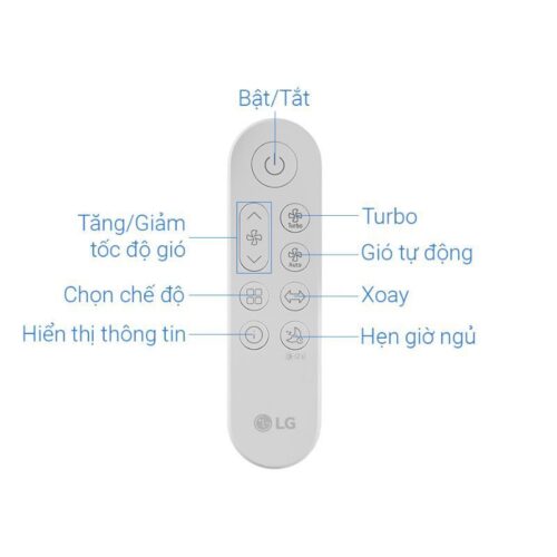 Điều khiển máy lọc không khí LG FS15GPBK0.ABAE