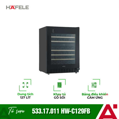 Tủ rượu Hafele HW-C129FB 533.17.011 lắp âm