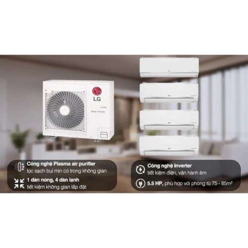 anh bo may lanh multi lg inverter 4 dan lanh 4 hp z4uq36gfa0 amnq09gsjb0