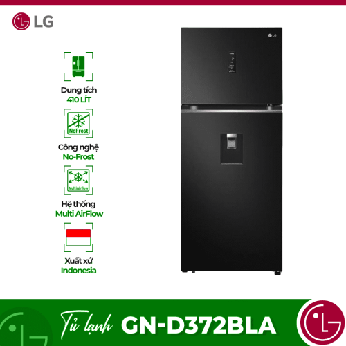 Tủ Lạnh 2 cánh Inverter 374 Lít LG GN-D372BLA