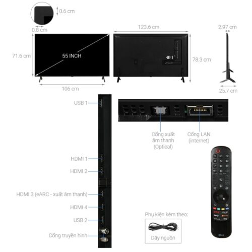 kich thuoc smart tivi qned lg 4k 55 inch 55qned80sra