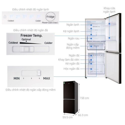 kich thuoc tu lanh samsung rb27n4010by sv