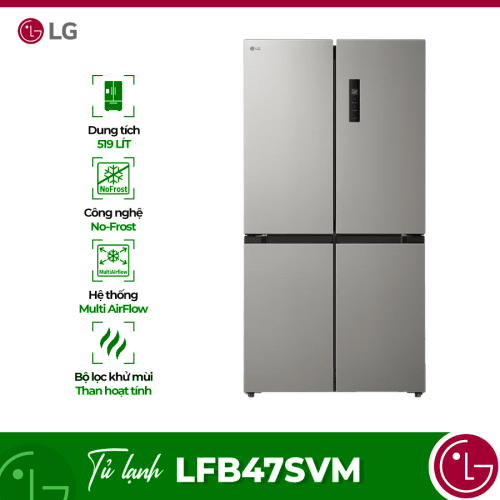 Tủ lạnh LG Inverter 474 lít Multi Door LFB47SVM