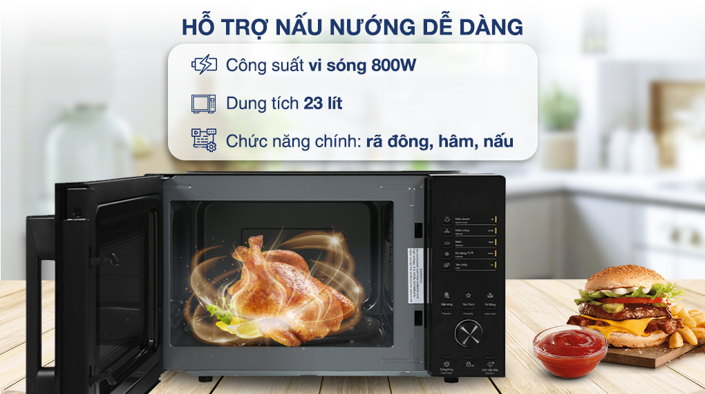 Lò vi sóng mini 23L