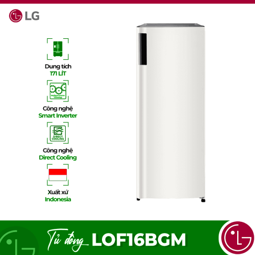 Tủ đông LG 165 lít 1 cửa LOF16BGM