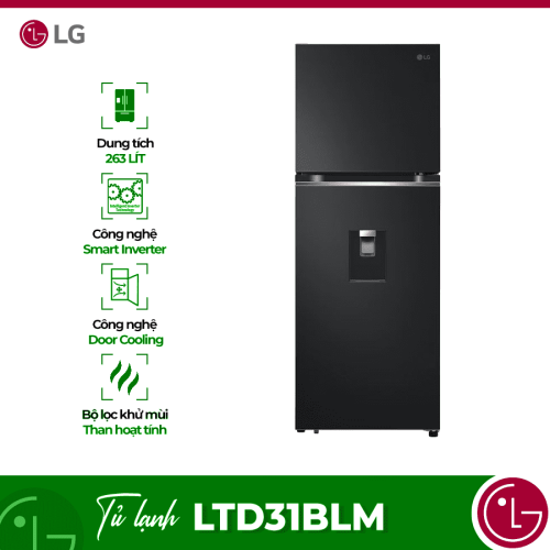 Tủ lạnh LG Inverter 314 lít LTD31BLM
