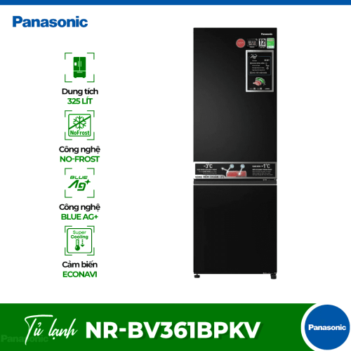 Tủ Lạnh 2 cánh Inverter 325 Lít Panasonic NR-BV361BPKV