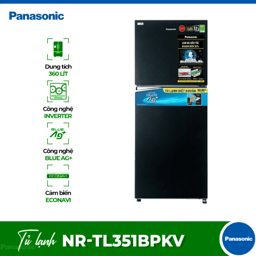 Tủ Lạnh 2 cánh Inverter 326 Lít Panasonic NR-TL351BPKV