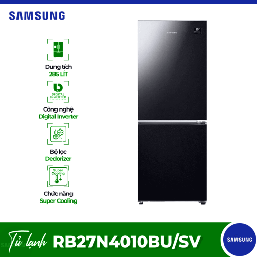 Tủ Lạnh 2 cánh Inverter 280 Lít Samsung RB27N4010BU/SV