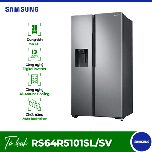 Tủ lạnh Samsung RS64R5101SL/SV
