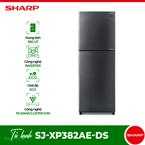 Tủ Lạnh 2 cánh Inverter 360 Lít Sharp SJ-XP382AE-DS