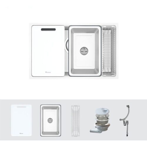 Chậu rửa bát Konox TARI 7648SM 3 Phụ kiện chậu rửa bát Konox TARI 7648SM