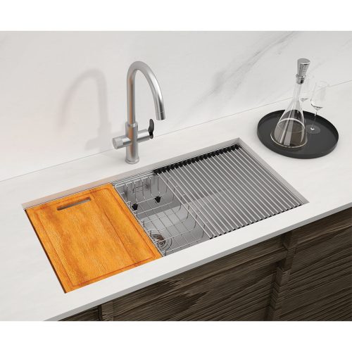 Chậu Inox Hafele 860mm HS24-SSN1S-8644 567.24.477 2 1 6