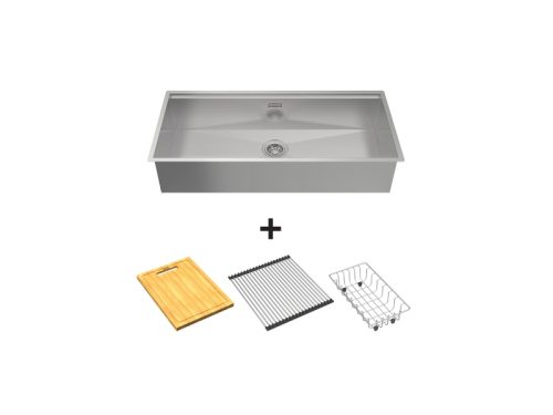 Chậu Inox Hafele 860mm HS24-SSN1S-8644 567.24.477