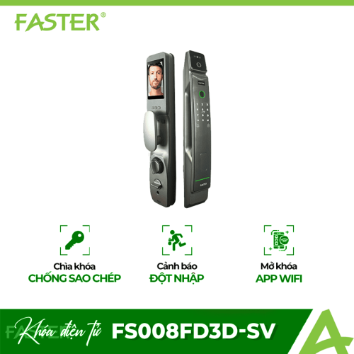 Khóa thông minh Faster FS008FD3D-SV
