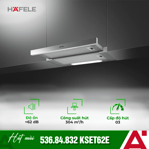 Máy hút mùi âm tủ Hafele Smeg KSET62E 536.84.832