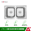 Chậu rửa chén bát Hafele Torino HS S7848 567.23.010 2 567 optimized.23.010