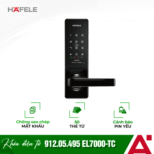 Khóa cửa điện tử Hafele EL7000-TC 912.05.495